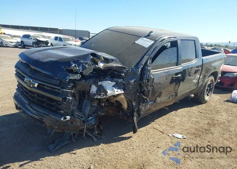 2024 Chevrolet Silverado 1500 4Wd Short Bed Rst из США, поврежденный, VIN 1GCUDEEL7RZ133272